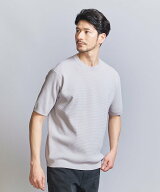 【WEB限定 WARDROBE SMART】マシーンウォッシュ  ピケニット Tシャツ【抗菌・防臭】